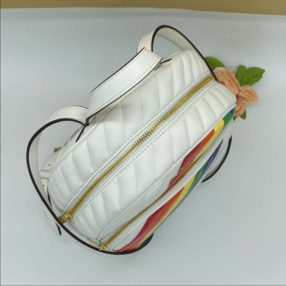 MICHAEL KORS ABBEY MD BACKPACK VEGAN FAUX LEATHER - Picture 13 of 16